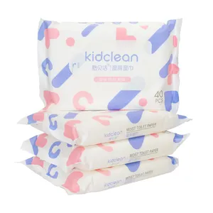 100% Biodegradable Flushable Material Organic Babys Toilet Tissue Wet Wipes For Baby