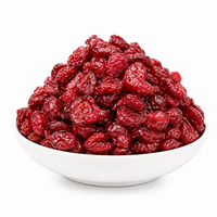 OEM Bulk Gedroogde Cranberries Rijpe Zoete Zachte Natuurlijke Snack Zonder Kunststoffen Gezonde Bak Ingrediënt 10kg Gebakken