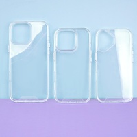 Casing Handphone Transparan Anti Benturan dari TPU Akrilik untuk Iphone 17 16 untuk Samsung, Cover Pelindung, Funda, Aksesoris Handphone