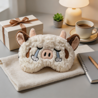 Peluche OEM personnalisée, jouet en peluche doux sur mesure, masque de sommeil en peluche personnalisé conforme EN 71, cadeau de marque