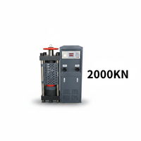 Máquina de Prueba de Compresión de Concreto Digital Hidráulica de 2000kN a Precio de Fábrica, con Certificación CE ISO
