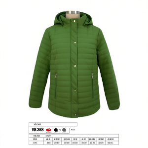 Giacca a Vento HDJ Plus Size per Donna 47-57 TD03, Giacca Leggera con Cappuccio - Product Image 2