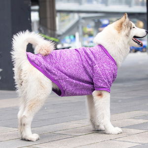 Sweat à capuche pour chien en fibre acrylique, couleur unie, chaud, pour chiens de taille moyenne à grande, vêtements pour animaux de compagnie pour l'automne et l'hiver - Product Image 5