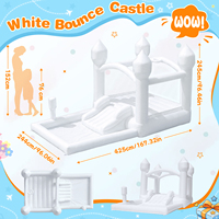 Aire de jeux gonflable FBSPORT, château gonflable à bulles pour l'extérieur, aire de jeux gonflable pour tout-petits, châteaux gonflables à vendre