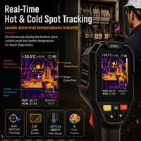 Caméra thermique infrarouge portable avec projecteur LED et écran couleur pour l'inspection industrielle