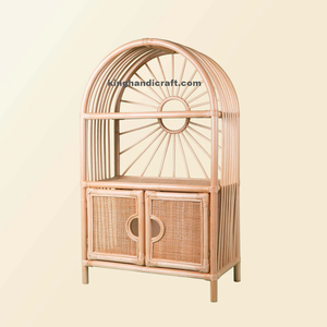 Sunshine Arch Armario Estante Hecho a Mano Ratán Niños Estantería Juguete Organizador de Vietnam al por mayor - Product Image 3