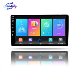 Henmall Universal 2 Din 9 pouces Android Head Unit GPS Navigation Device Car Dvd <span class=keywords><strong>Player</strong></span> Car Stereo <span class=keywords><strong>Radio</strong></span> avec fonction caméra 360 - Product Image 1