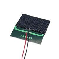 Panneaux solaires miniatures PERC DIY 72*45 6V 70mA en époxy, modèles en stock pour la recharge de batteries, fournisseur OEM en gros, câble de 15 cm