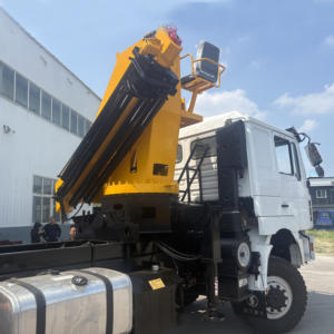 Cina truk derek kecil 10 Ton Knuckle lipat Jib Articulated 5 bagian Boom dijual - Product Image 1