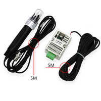 Contrôleur de température numérique 0-5V 0-10V RS485 4-20mA avec sonde, kit de capteur de pH analogique pour l'eau