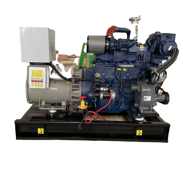 Open Sea Water Cooled 100kw Powered by Weichai Engine  Boat Marine Diesel Generator