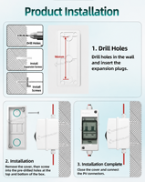 Boîtier de disjoncteur étanche IP65 HT 2P DC MCB 500V 6A-63A pour panneaux solaires photovoltaïques avec connecteur MC4