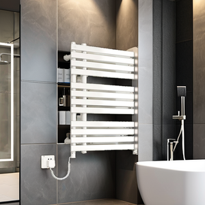 Radiatore <span class=keywords><strong>Scaldasalviette</strong></span> Moderno Cromato <span class=keywords><strong>Antracite</strong></span> da Parete per un Design Contemporaneo ed Elegante del Bagno - Product Image 4