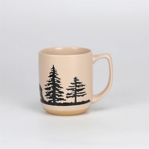 Tazas de café de gres con asa <span class=keywords><strong>grande</strong></span>, gran capacidad, serigrafía bajo esmalte, diseño navideño, populares - Product Image 5