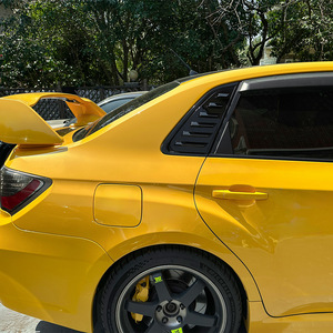 Subaru Impreza WRX STI 2011-2014 Triangular Window Louver Trim Carbon Fiber Texture ABS Adhesive <b>Car</b> <b>Decal</b> Exterior Modification - Product Image 2