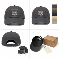 Gorra de Béisbol al por Mayor de Sarga de Algodón Fino, Perfil Bajo, Costuras Minimalistas para Vendedores Online con Marca Privada