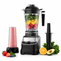 Mixeur de comptoir haute vitesse sans BPA, puissance de pointe variable 2400W, commande tactile, fonction de broyage, nettoyage en un clic