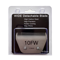 A5 Breiter Schneidkopf Edelstahlklinge W-Serie Universal für AGC Pet Elektrische Schermaschinen Lebi Walmoze 10FW1.5mm