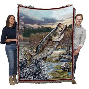 Marine Life Flannel <b>Blanket</b> Throw <b>Blanket</b> Nap <b>Blanket</b> Reversible Cozy Warm for Winter Warmth Custom Print Wholesale - Product Image 2