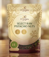 Sacs refermables personnalisés en PE Mylar de qualité alimentaire, anti-odeur, avec fermeture éclair, pour salades, snacks et noix, 250g, 500g, 1kg