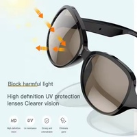 Lunettes intelligentes F07, écouteurs TWS, casque stéréo, double haut-parleur, lunettes de soleil sans fil Bluetooth, étanches IPX-4, autonomie de 4 à 5 heures, pour hommes