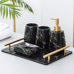 Ensemble de salle de bain en céramique, artisanal, de qualité supérieure, ensembles de salle de bain haut de gamme, accessoires attrayants - Product Image 5