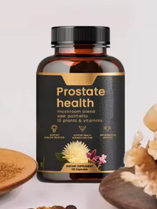Mezcla de Hongos para la Salud de la Próstata, Suplemento para la Próstata Masculina con Cápsulas de Saw Palmetto, Suplemento para la Próstata Masculina en Cápsulas y Vitaminas - Product Image 2
