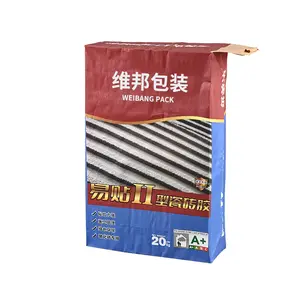 benutzerdefiniert 20 kg 25 kg kraftpapier ventil zement tasche für Zement/Stift-Pulver-Packung