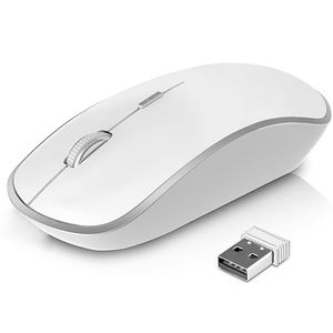Best-seller Emballage OEM <span class=keywords><strong>Souris</strong></span> d'ordinateur <span class=keywords><strong>sans</strong></span> <span class=keywords><strong>fil</strong></span> silencieuse 2.4G Logo personnalisé 3 DPI Réglable Main droite Mini Style Silencieux Cadeau - Product Image 1