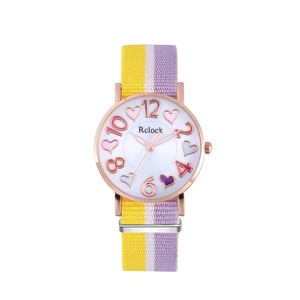 WJ-10732 Montre à quartz pour femme, style simple et élégant, avec sac en toile, accepte <span class=keywords><strong>la</strong></span> personnalisation, vente en gros à bas prix - Product Image 5