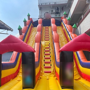 สไลเดอร์น้ำเป่าลมขนาดใหญ่ สวนสนุก บ้านลม วัสดุ PVC คุณภาพสูง รับประกัน 6 ปี เหมาะสำหรับสถานที่พักผ่อน - Product Image 5