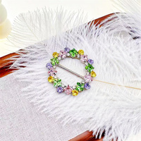 Chaînes en strass de 43 mm plaquées or/argent/gunmetal, boucle en ruban métallique colorée, décorations de chaussures pour femmes, bijoux, vêtements, bricolage