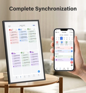 15.6 Inch Smart Digital <b>Calendar</b> Full HD Touchscreen Chore Chart, Wifi Digital <b>Calendar</b> Wall Planner for Family Schedules - Product Image 4