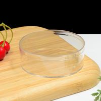 Boîtes d'emballage de desserts rondes transparentes personnalisées en plastique de qualité alimentaire pour biscuits, bonbons, collations et salades