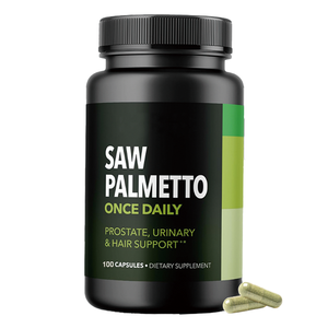Supplément Saw Palmetto de logo privé de ventes directes d'usine, extrait et poudre de composé d'acides gras de capsule de palme de scie pour les hommes - Product Image 1