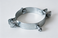 Pince de fixation pour poteau en acier au carbone électrogalvanisé à double boulon pour ligne électrique aérienne – Vente en gros, commande en vrac, approvisionnement direct usine