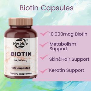 Suplementos Herbales OEM/ODM Personalizados - Cápsulas de Biotina Más Vendidas para Adultos, No Aptas para Adolescentes, Niños o Mujeres Embarazadas - Product Image 3