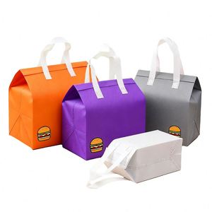 Sac isotherme non tissé imprimé avec logo, en aluminium alimentaire, pour livraison et plats à emporter - Product Image 1