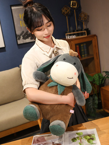 Kinqee sáng tạo khoai môn lừa dễ thương phim hoạt hình động vật lừa sang trọng Ba lô động vật rừng đồ chơi sang trọng Ba lô đồ chơi sang trọng - Product Image 4