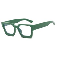 Lunettes de soleil ultra-fines anti-lumière bleue avec monture PC, verres AC, design carré tendance pour visages en forme de losange, unisexe