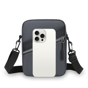 Fashion Mini Crossbody <b>Bag</b> 7 Inch Canvas Men's Shoulder <b>Bag</b> For Leisure Travel - Product Image 4
