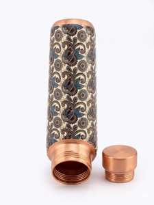 High Demand Copper Water Bottle for Health and Wellness <b>Drinkware</b> for Worldwide Use Supplied From India - Product Image 3