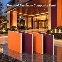 Panneau composite en aluminium ignifuge blanc nacré 4 mm, plaque ACP pour revêtement de hall d'ascenseur