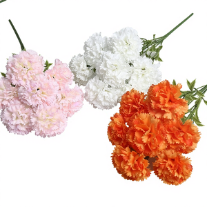 Ghirlanda di Garofani Artificiali Personalizzabile di Alta Qualità per Matrimoni, Decorazioni Floreali, Arredamento Soggiorno, San Valentino - Product Image 2