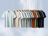 Polo de golf pour homme à manches courtes de haute qualité, respirant, anti-rides, avec impression personnalisée du logo