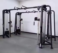 Machine à câble croisé fournie par le fabricant, équipement de gymnastique multifonctionnel pour l'entraînement de matériaux en acier pour la musculation