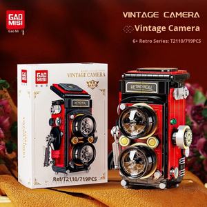 Juego de Bloques de Construcción Educativos de Plástico con Diseño de Cámara Retro, Modelo de Juguete, Adorno, Regalo para Niños, Venta al Por Mayor OEM - Product Image 3