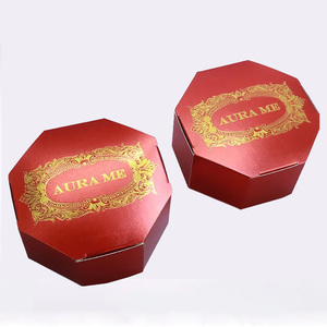 Boîte d'emballage de savon hexagonale pliable écologique personnalisée faite à la main Savon blanchissant à l'astaxanthine Boîte d'emballage de savon avec logo - Product Image 1