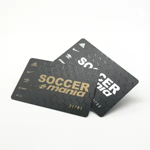 Tamaño de tarjeta de crédito tarjeta de regalo de plástico con código de barras