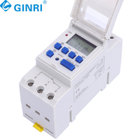 Saklar Timer otomatis dapat diprogram setiap hari 24 jam Digital mingguan 110V 220V LCD 15A 16A harga rendah